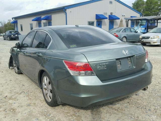 1HGCP268X9A109561 - 2009 HONDA ACCORD EXL GREEN photo 3