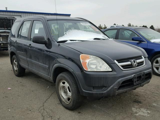 JHLRD78554C054342 - 2004 HONDA CR-V LX BLACK photo 1