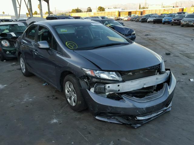 19XFB2F55DE247949 - 2013 HONDA CIVIC LX GRAY photo 1