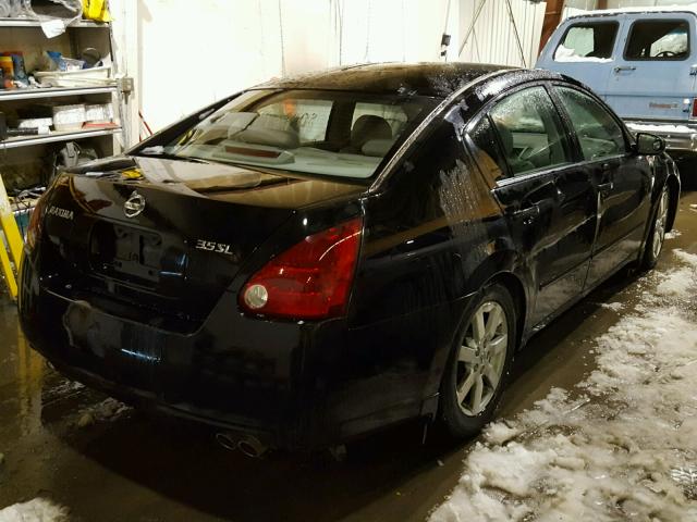 1N4BA41E44C921218 - 2004 NISSAN MAXIMA SE BLACK photo 4