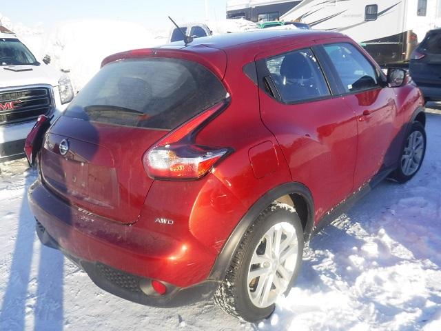 JN8AF5MVXGT656127 - 2016 NISSAN JUKE S RED photo 4