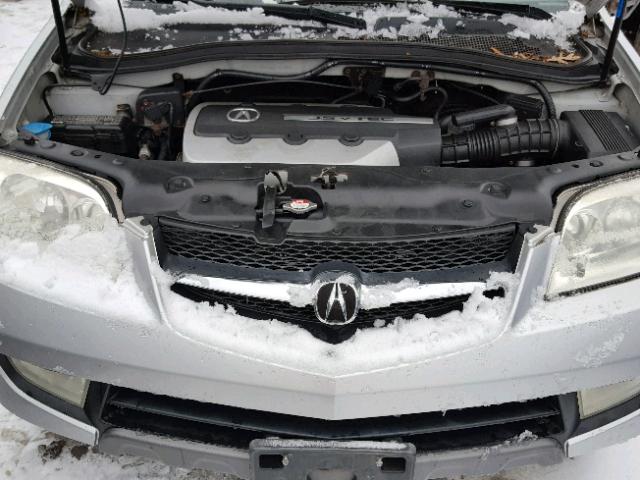 2HNYD18683H536307 - 2003 ACURA MDX TOURIN SILVER photo 7