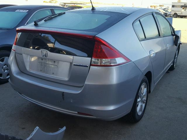 JHMZE2H7XBS004746 - 2011 HONDA INSIGHT EX SILVER photo 4