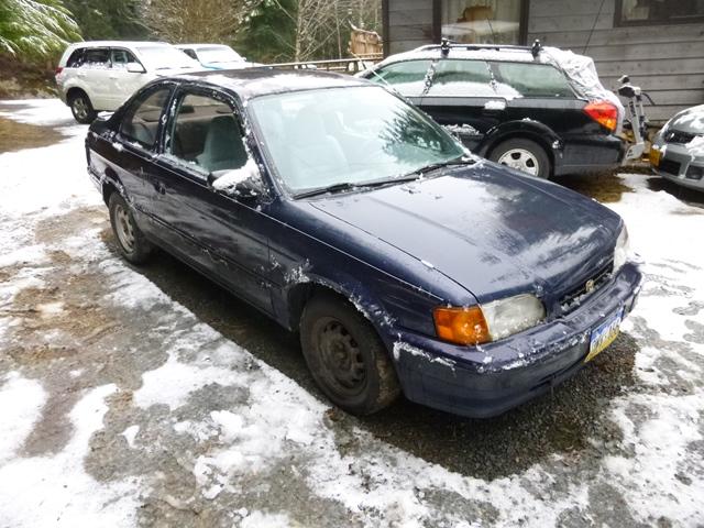 JT2EL56D7S0041693 - 1995 TOYOTA TERCEL DX BLUE photo 1