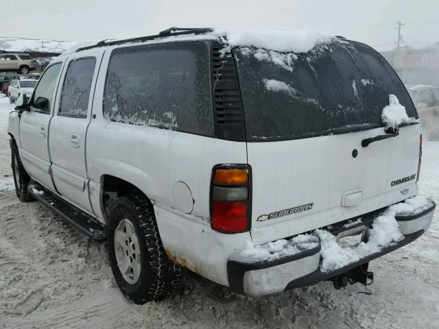 1GNFK16Z14J288991 - 2004 CHEVROLET SUBURBAN K WHITE photo 3