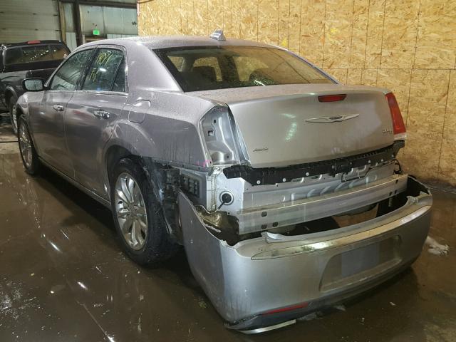 2C3CCAKG7HH622160 - 2017 CHRYSLER 300C GRAY photo 3