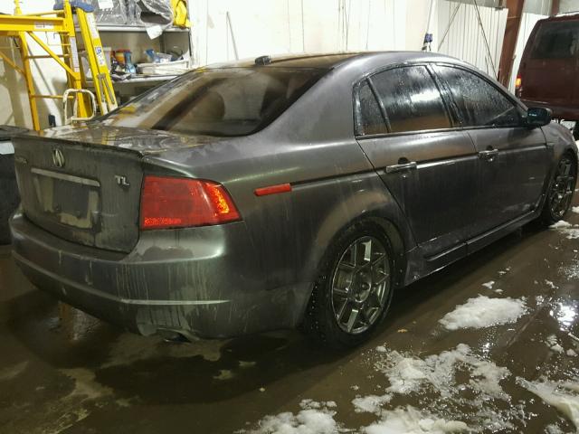 19UUA66294A018590 - 2004 ACURA TL GRAY photo 4