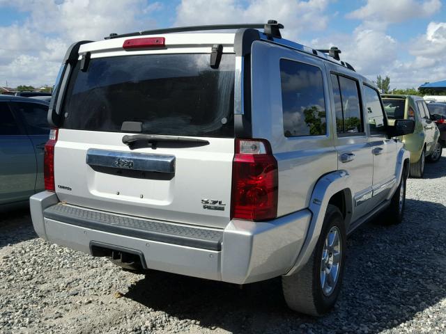 1J8HH58246C226623 - 2006 JEEP COMMANDER ვერცხლისფერი ფოტო 4