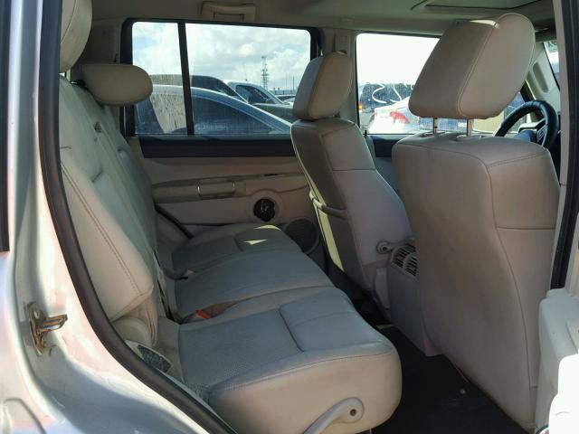 1J8HH58246C226623 - 2006 JEEP COMMANDER ვერცხლისფერი ფოტო 6