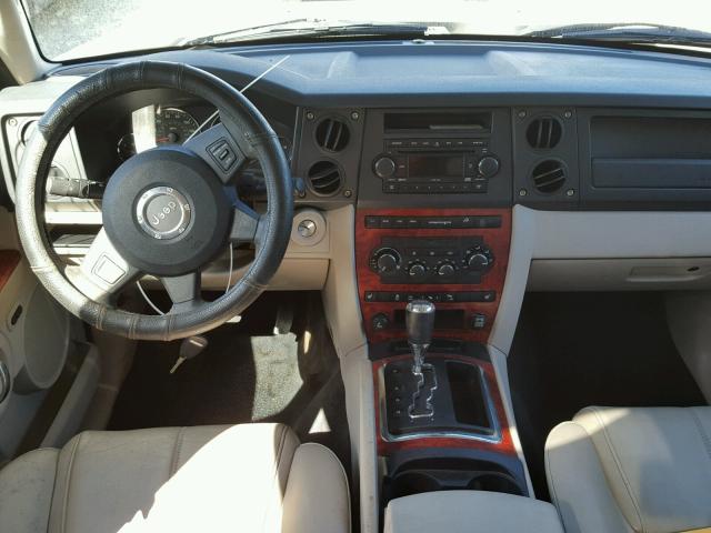 1J8HH58246C226623 - 2006 JEEP COMMANDER ვერცხლისფერი ფოტო 9