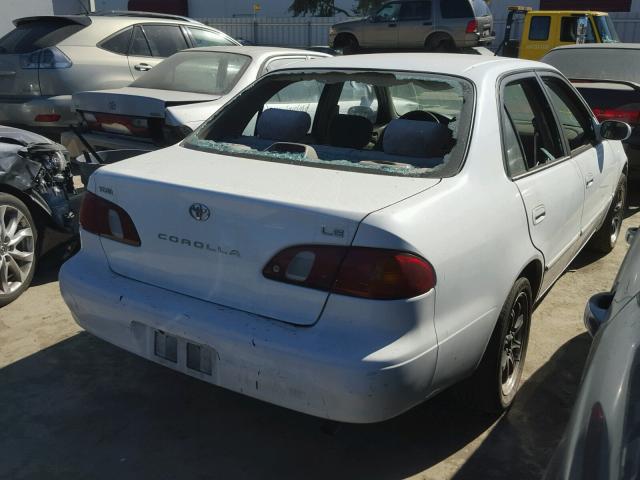 1NXBR12E5YZ406224 - 2000 TOYOTA COROLLA VE WHITE photo 4