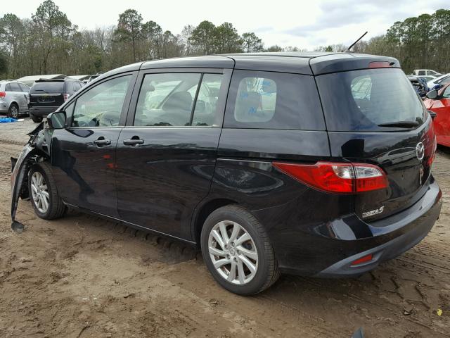 JM1CW2BL7C0123703 - 2012 MAZDA 5 BLACK photo 3