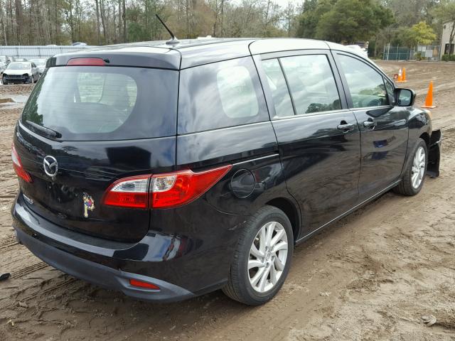 JM1CW2BL7C0123703 - 2012 MAZDA 5 BLACK photo 4