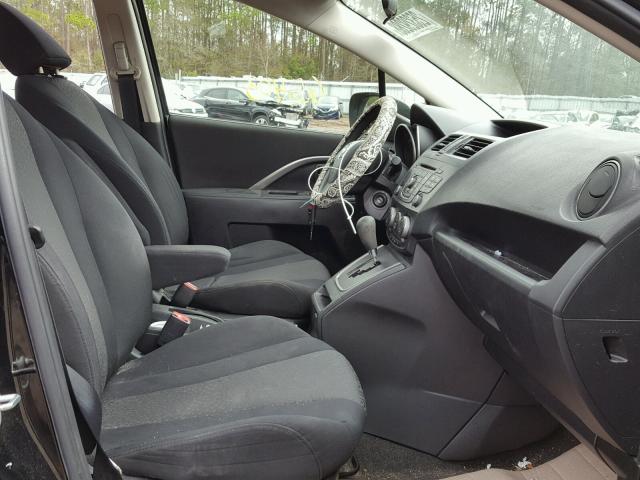 JM1CW2BL7C0123703 - 2012 MAZDA 5 BLACK photo 5