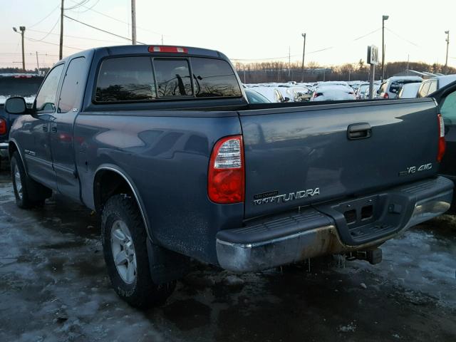 5TBBT44126S487663 - 2006 TOYOTA TUNDRA ACC BLUE photo 3