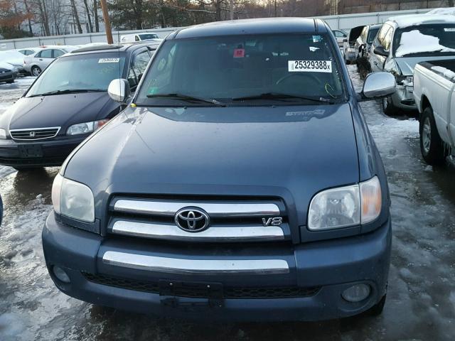 5TBBT44126S487663 - 2006 TOYOTA TUNDRA ACC BLUE photo 9