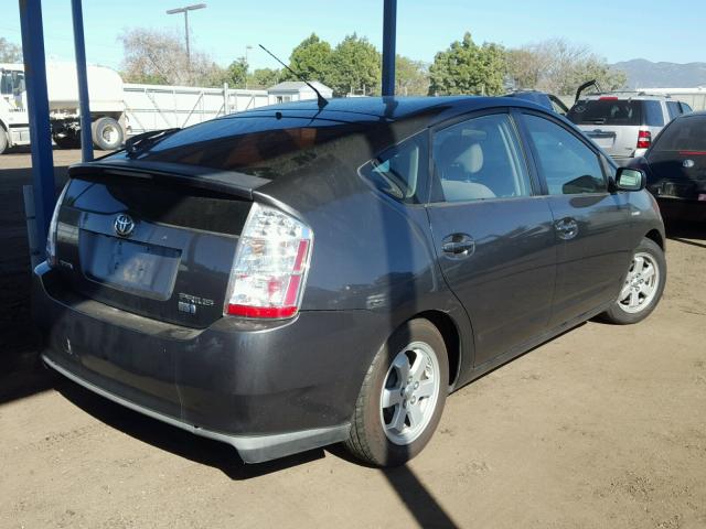 JTDKB20UX73243812 - 2007 TOYOTA PRIUS CHARCOAL photo 4