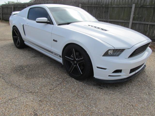 1ZVBP8CF2E5308538 - 2014 FORD MUSTANG GT WHITE photo 1