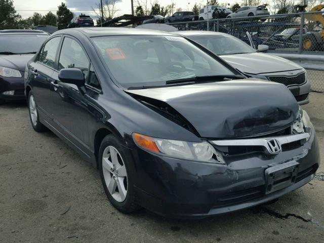1HGFA16807L083370 - 2007 HONDA CIVIC EX შავი ფოტო 1