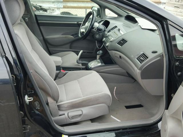 1HGFA16807L083370 - 2007 HONDA CIVIC EX შავი ფოტო 5