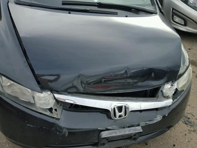 1HGFA16807L083370 - 2007 HONDA CIVIC EX შავი ფოტო 9