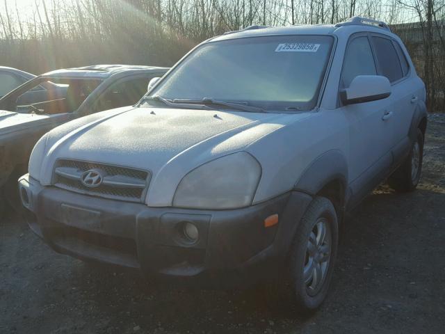 KM8JN12D96U422616 - 2006 HYUNDAI TUCSON GLS GRAY photo 2