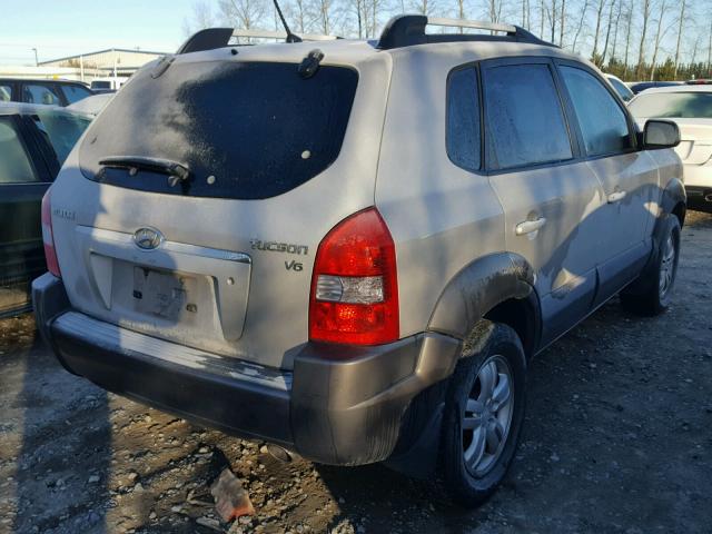 KM8JN12D96U422616 - 2006 HYUNDAI TUCSON GLS GRAY photo 4