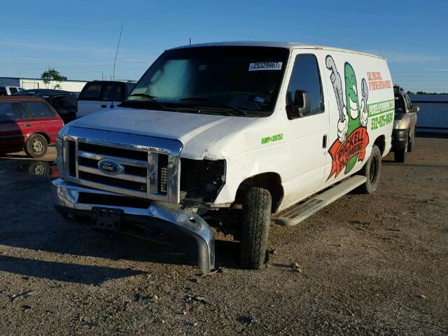 1FTNE24W98DA83532 - 2008 FORD ECONOLINE WHITE photo 2