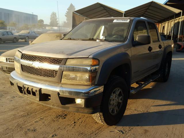 1GCDS136758147121 - 2005 CHEVROLET COLORADO BROWN photo 2