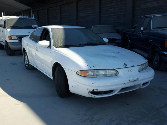 1G3NL52T21C207863 - 2001 OLDSMOBILE ALERO GL WHITE photo 1