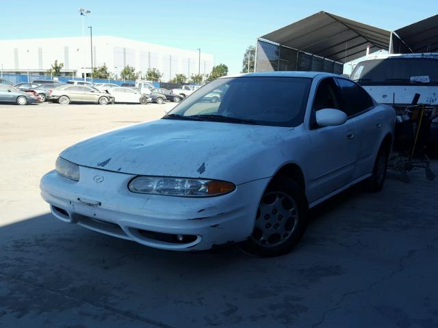 1G3NL52T21C207863 - 2001 OLDSMOBILE ALERO GL WHITE photo 2