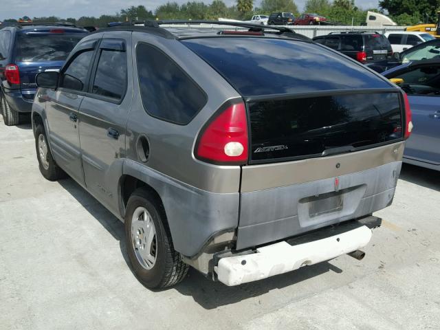 3G7DA03E81S539514 - 2001 PONTIAC AZTEK BEIGE photo 3