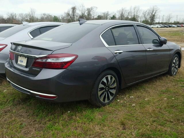 JHMCR6F59HC012973 - 2017 HONDA ACCORD HYB GRAY photo 4