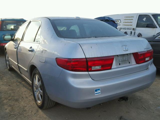 1HGCM66515A003368 - 2005 HONDA ACCORD EX SILVER photo 3