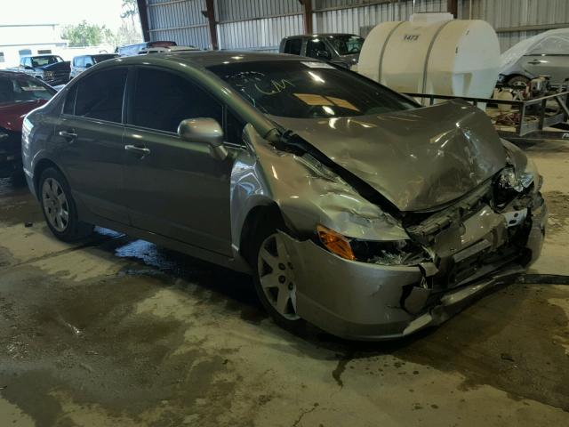 2HGFA16508H516402 - 2008 HONDA CIVIC LX GRAY photo 1