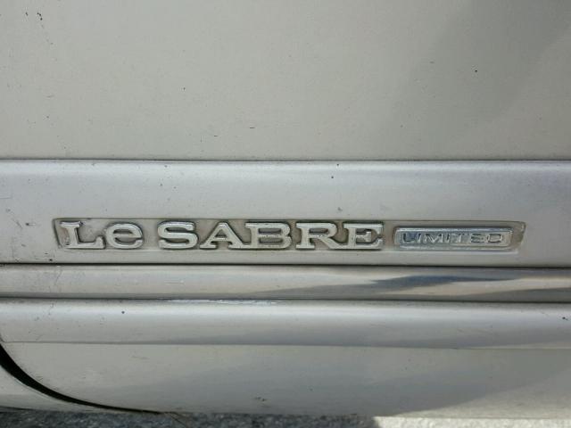 1G4HR52K7VH560719 - 1997 BUICK LESABRE LI SILVER photo 9