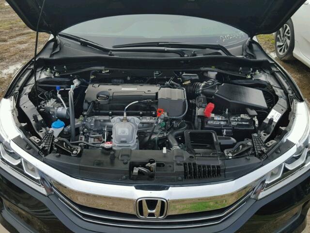 1HGCR2F91HA202437 - 2017 HONDA ACCORD EXL BLACK photo 7