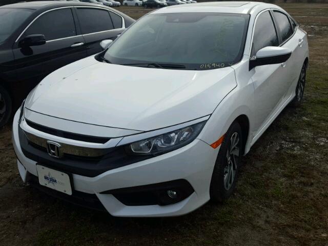 19XFC2F84HE015940 - 2017 HONDA CIVIC EX თეთრი ფოტო 2