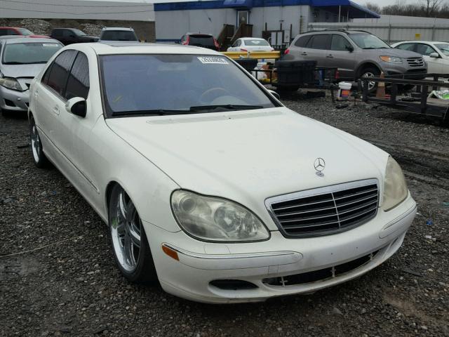 WDBNG70J65A442736 - 2005 MERCEDES-BENZ S 430 WHITE photo 1