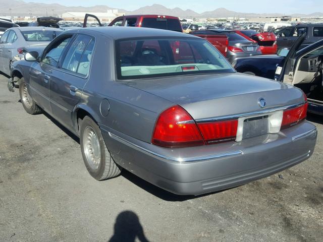 2MEFM75W0YX660555 - 2000 MERCURY GRAND MARQ SILVER photo 3