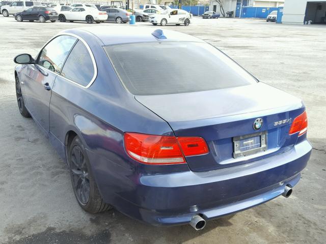 WBAWC73558E067352 - 2008 BMW 335 XI BLUE photo 3