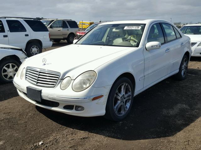 WDBUF87J66X190771 - 2006 MERCEDES-BENZ E 350 4MAT WHITE photo 2