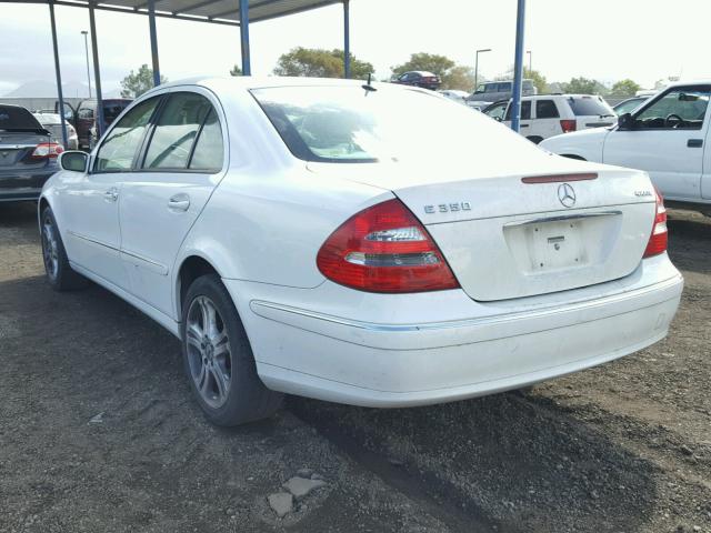 WDBUF87J66X190771 - 2006 MERCEDES-BENZ E 350 4MAT WHITE photo 3