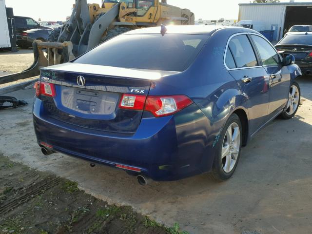 JH4CU26619C035830 - 2009 ACURA TSX BLUE photo 4