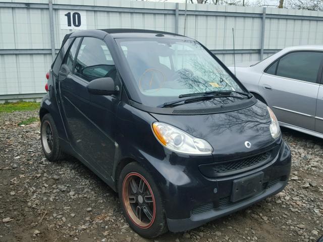 WMEEK31X88K111152 - 2008 SMART FORTWO PAS BLACK photo 1