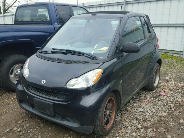 WMEEK31X88K111152 - 2008 SMART FORTWO PAS BLACK photo 2