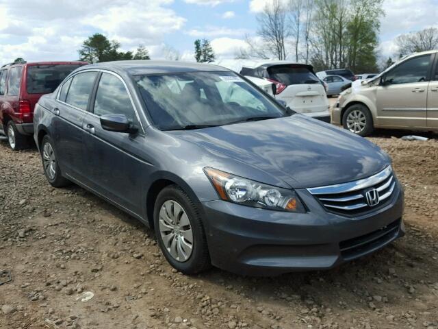 1HGCP2F31CA194284 - 2012 HONDA ACCORD LX GRAY photo 1