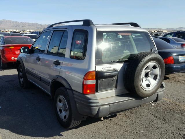 2S3TE62V646101956 - 2004 SUZUKI VITARA LX SILVER photo 3