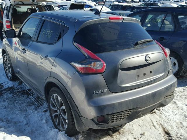 JN8AF5MV0HT751779 - 2017 NISSAN JUKE S GRAY photo 3