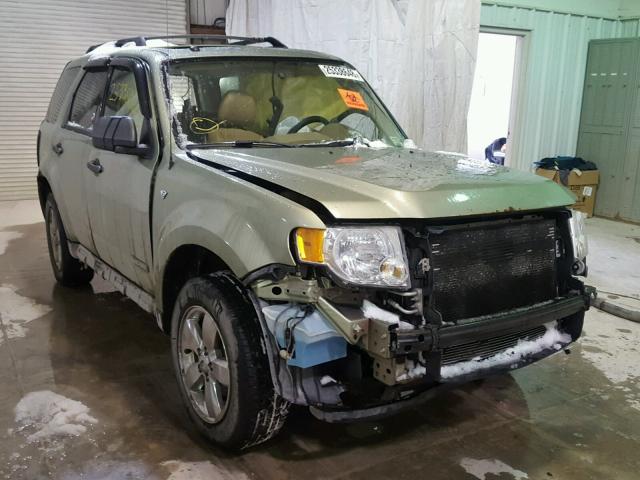 1FMCU93178KB00618 - 2008 FORD ESCAPE XLT GREEN photo 1